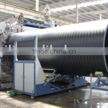 Extrusion machine: HDPE Hollow Wall Winding Pipe Line