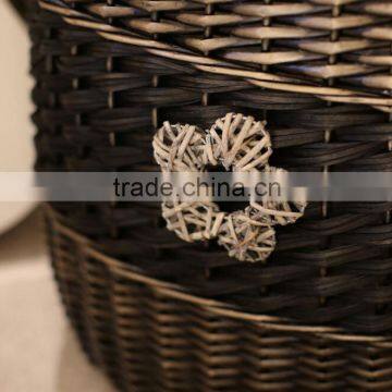 Hotsale Wicker Laundry Basket for Dirty Clothes With Lids