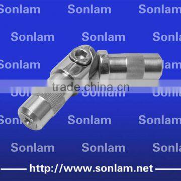 AISI 304 or 316 stainless steel railing fitting for connecting pipes