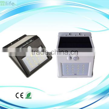 Outdoor battery16 LED Solar Wall Mounted Motion Sensor Light