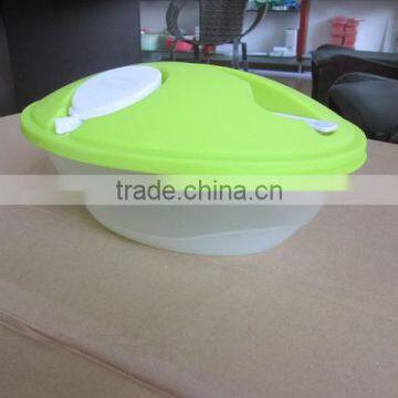 Food Grade Wholesale Plastic Containers Salad Bowl Plastic