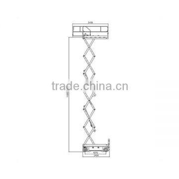 High Quality Movable Hydraulic Scissor Lift With CE