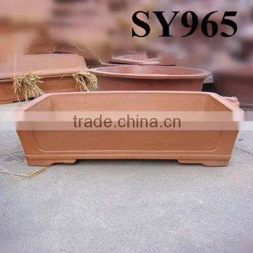 Rectangular outdoor cheap ceramic bonsai pots