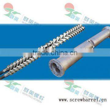 high quality alloy steel conical dual screw and barrel