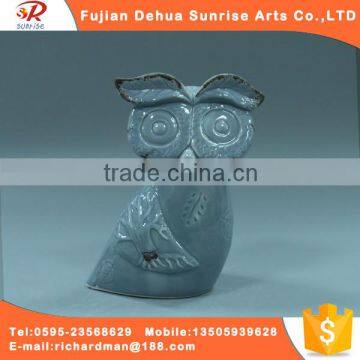 Small size owl ceramic decoration centerpieces