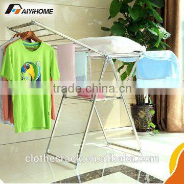 Supplier of butterfly shape stainless steel folding clothes rack