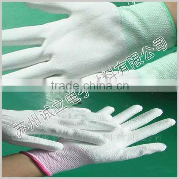 PU Palm fit nylon Gloves