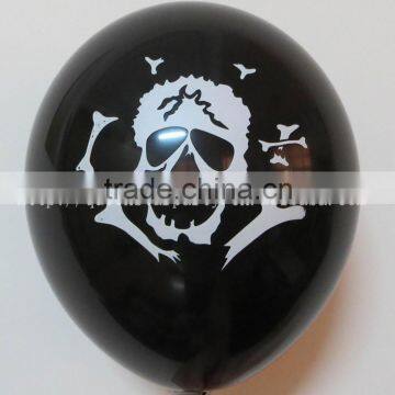 Printed party latex balloons Halloween balloons 1 side 1 color logo