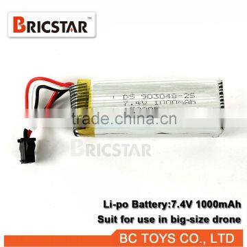 Polymer lithium-ion battery 7.4v 1000mah rc lipo battery low price.