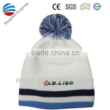 Good quality top sale fashion knitted beanie hat