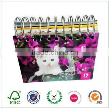 2017 design desk calendar printing page per day