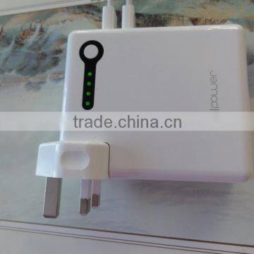 Universal Wall Charger With Battery Power Bank Travel Charger HY-UP015 AC Plug 100v to 240v photo-3