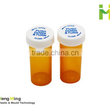 child resistant plastic pp bottle pill container