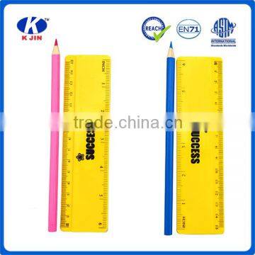 Fashion Design 15cm Plastic Wooden Ruler With Custom Logo photo-2