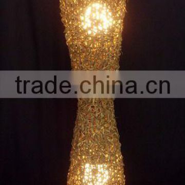 2015 Decorative rattan wicker floor lamps/lights