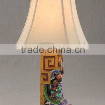 2015 Chinese traditional color poly table lamp/light 110V