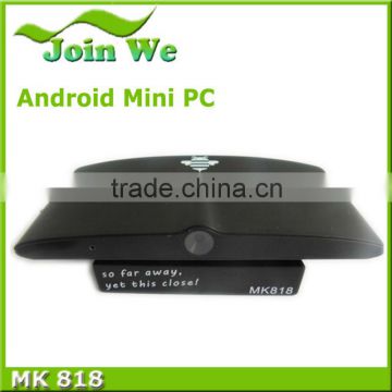 2013 newest ! FULL HD webcam MK818 RK3066 dual core android tv box