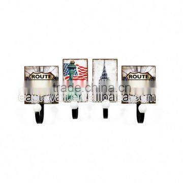 New Arrived Custom Color Iron Plaque Baseball Disposable Wall Hooks photo-2