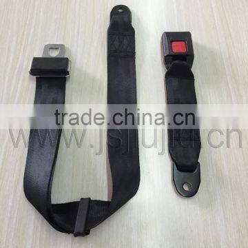 E-Mark certification 2-point seat belts with intermediate press buckle