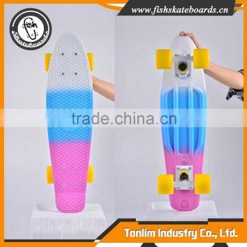 OEM Logo printed Professional complete skateboard fish skateboard