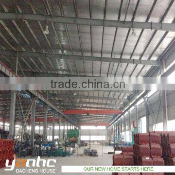 Prefabricated galvanized steel structure factory construction with color painted