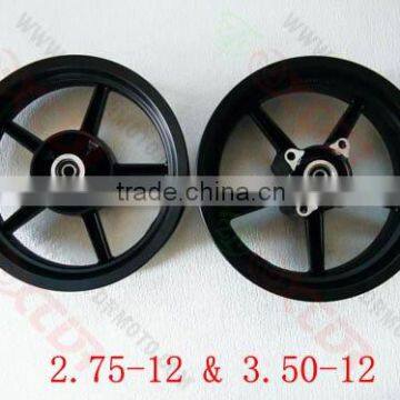 Steel wheel rim