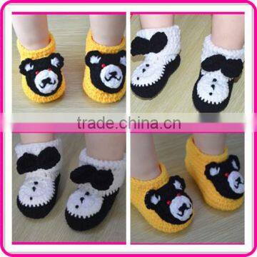 hot sale handmade baby shoes, knitted baby shoes