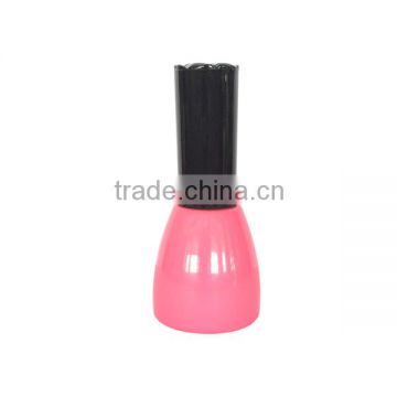 wholesale empty glass 15ml soak off gel french polish bottle with black cap, 15ml red glass nail polish bottle