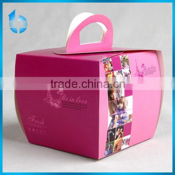 Environmental packing box with four color printing for gifts of valentine's day