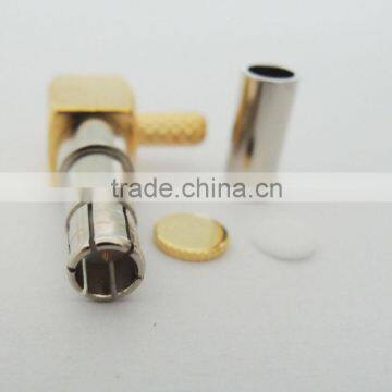 CRC9 right angle male RF coaxial connector 14# for mobile phone