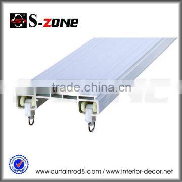 Double Rail Curtain Track Accessories Aluminum and Plastic