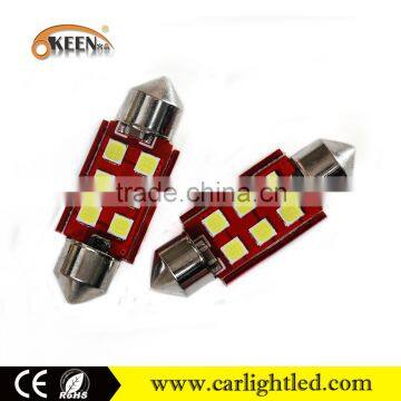 KEEN New Design Error Free Canbus 6 SMD Festoon 3030 LED Auto Lighting Interior Lamp Lights