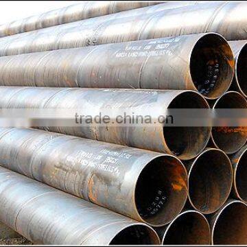 High Demand Black Paint Q235B Spiral Welded Steel Pipe for Gas Delivery