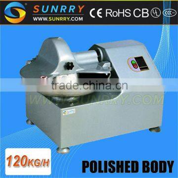 Food bowl chopper productivity 120kg/h chopper with bowl capacity 8L meat bowl chopper machine for CE (SY-FC8A SUNRRY)