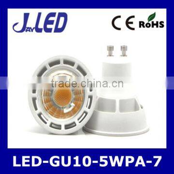 high quality led gu10 5w cob spotlight epistar chip