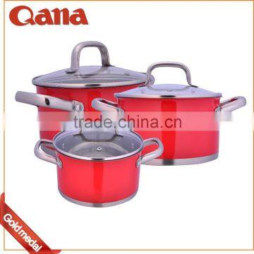 QANA High quality Non-stick set of stainless cookware