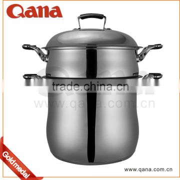 Nostick Stainless steel Couscous steamer pot