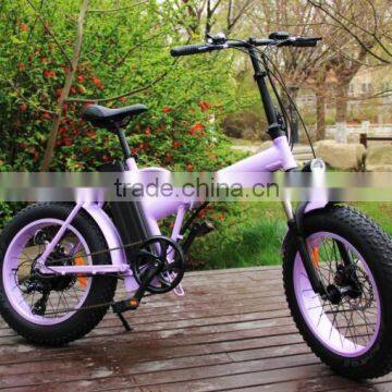 48V DC Gear Hub Motor Electric Bicycle Folding Small 20*4.0 photo-2