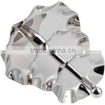 3 Tier Stainless Steel Flower Shape Cake Stand photo-2