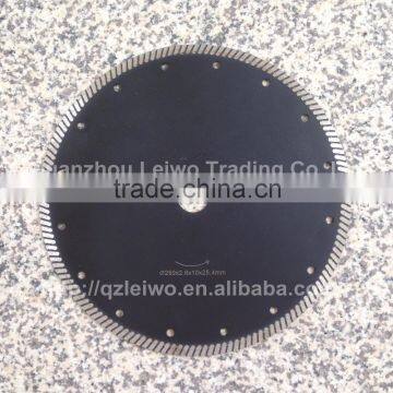 Turbo Saw Blade 10 Inch (250 Mm) Diamond Cutting Disc for Granite Marble Ceramic Tiles Porcelain Slates Thickness 2.8 mm