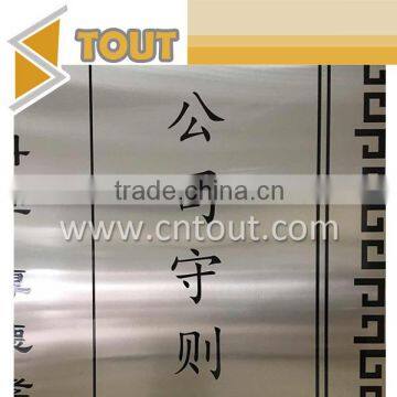 Customized Etched Stainless Steel Sign photo-2