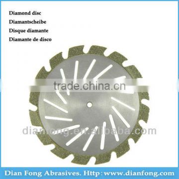 J40D30 40mm Flexible Miniature Perforated Dental Egde Coated Diamond Disc Diamond Discs International