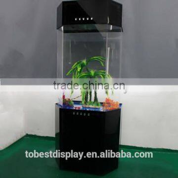 Any design available Luxury LED clear acrylic aquariums wholesale/cylinder acrylic aquarium/cylinder acrylic fish aquarium