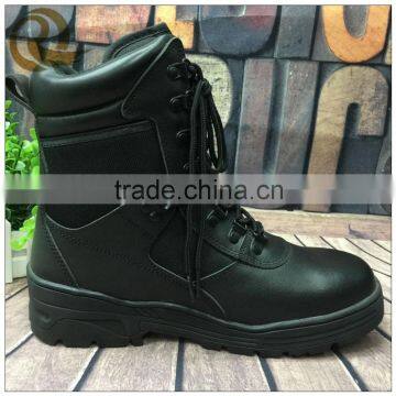 Wholesale leather black army military combat tactical boots