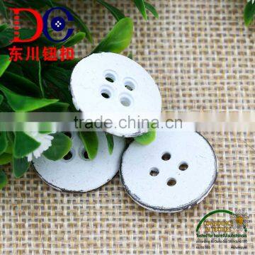 White Color Paint Metal Sewing Button,4 Hole Button for Jean Shirt photo-3