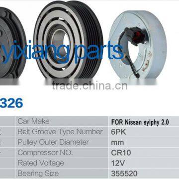 Good Quality Air Conditioner Assembly 6PK 12Volt CR10 Compressor Electric Clutch For Sylphy 2.0 photo-2