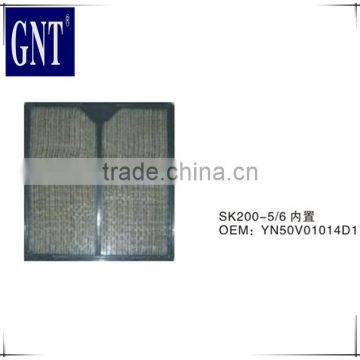 low price YN50V01014D1 cabin air filter kobelco SK200-5 SK200-6 excavator parts