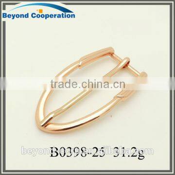 High-class Lady 25mm Half-ellipse Gold and Nickel Plated Pin Buckle photo-5