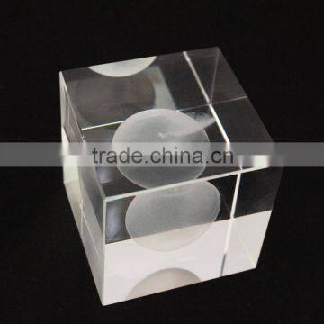 Squre Blank 3d Laser Crystal Cubes for Engraving Wholesale photo-3