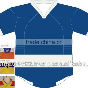 Sublimation ice hockey uniforms with brand tag